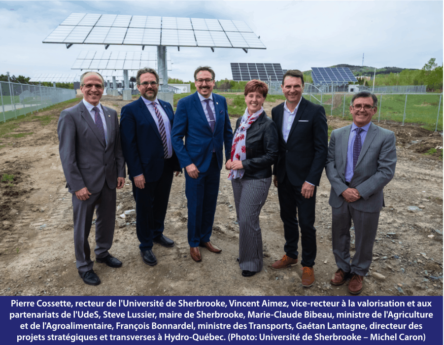 Inauguration du parc solaire de l’Université de Sherbrooke