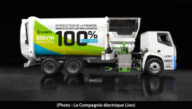 Lion8. premier camion de collecte d’ordures électrique
