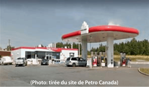 borne Petro-Canada