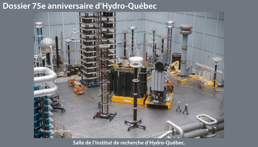 Salle de l’Institut de recherche d’Hydro-Québec