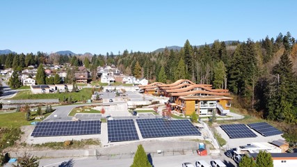 Installation photovoltaïque de la Première Nation Tsleil-Waututh