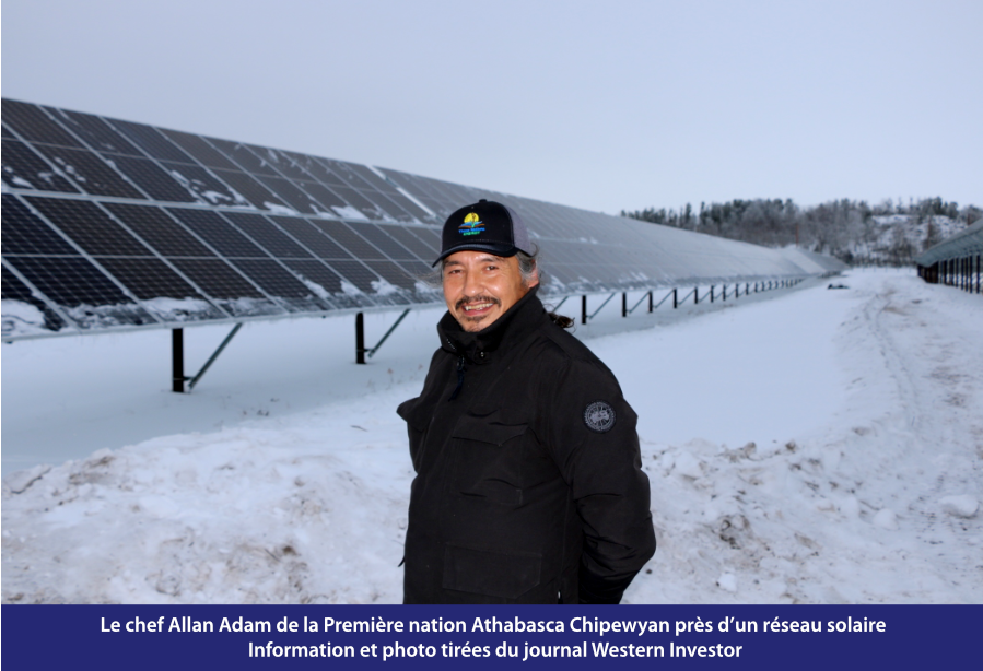 Le chef Allan Adam de la Première nation Athabasca Chipewyan