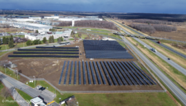La centrale solaire Robert-A.-Boyd à Varennes