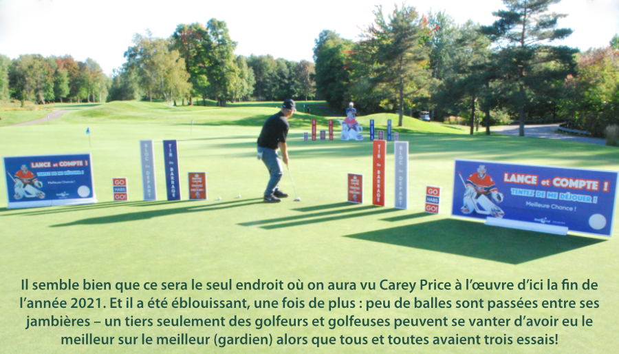 Carey Price au golf