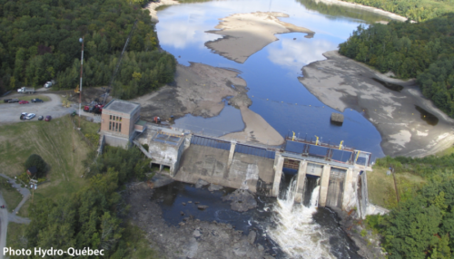La centrale hydro-électrique de Saint-Narcisse